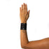 SiaLinda: Armband Set Vicky, Manschette, Kunstleder, Reißverschluss, schwarz - SiaLinda.com